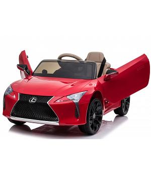 Lexus LC500 coche de batería 12v niños, rojo, RC, 1-5 años, Full Option, INDA385-RA-JE1618.CR